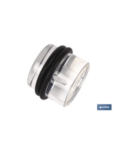 Pack of 12 round adhesive stops in methacrylate