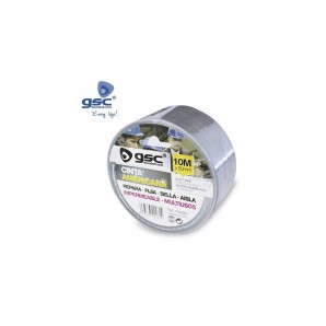 Fita adesiva impermeável Cinza 50mm 10M