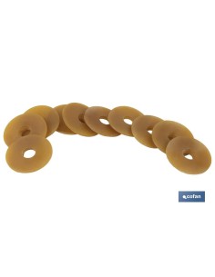 Pacote com 10 Gomas de Fecho Sem Pescoço Ø23 x Ø74 x 3 mm para Descargador 2