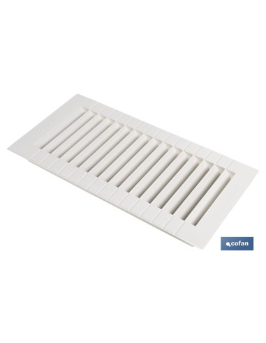 Pack mit 5 ABS-Luftgitter 13 x 26 cm