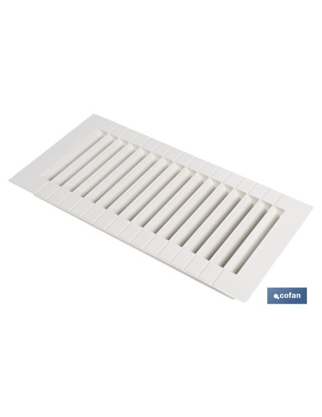 Pack mit 5 ABS-Luftgitter 13 x 26 cm