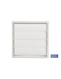Pack 5 unidades rejilla de ventilación ABS blanco lamas móviles Ø15 cm 2