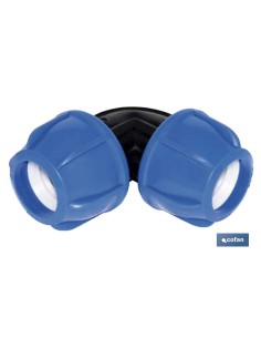 Pack de 5 unités Coude 90° PP PN16 40 X 40