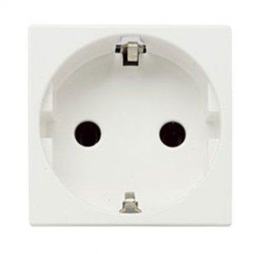 Base de soquete Schuko 2P+TT BRANCO Niessen Zenit N2288 BL