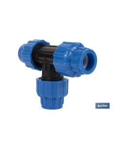 Confezione da 3 unità TE 90° PP PN16 50 X 50 X 50 2