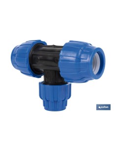 Pacchetto 3 unità T 90° ridotta PP PN16 63 X 50 X 63 2