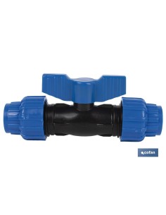 Pack of 3 PP Ball Valves PN16 63 x 63