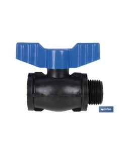 Confezione da 10 valvole a sfera filettate M-H PP PN16 1 x 1 2