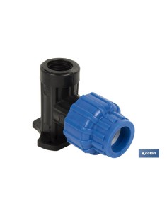 Pack 10 unidades Codo 90° Grifo Rosca Hembra PP PN16 25 x 3/4