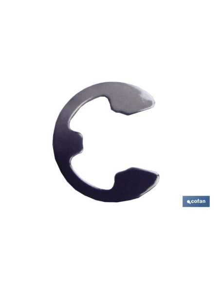 Pack de 100 Anneaux Seeger DIN-6799 RA-7 en Acier Carbone