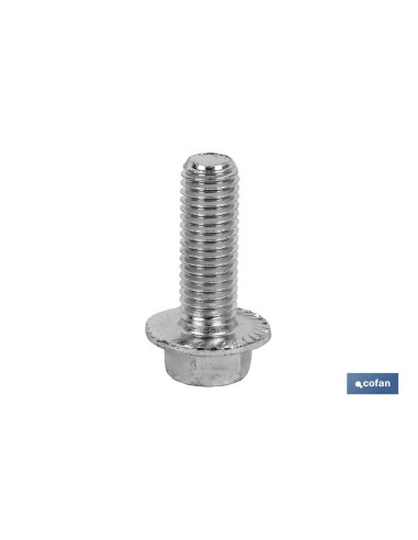Pacote com 200 parafusos hexagonais DIN 6921 C-8.8 M-6 x 16