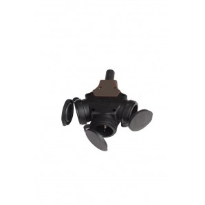 Triple outlet with caps for crimping cable IP44 GSC 0500168