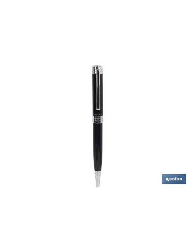 Stylo Normandie en acier inoxydable avec étui