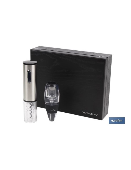 Wine Tasting Set and Electric Corkscrew Syrah