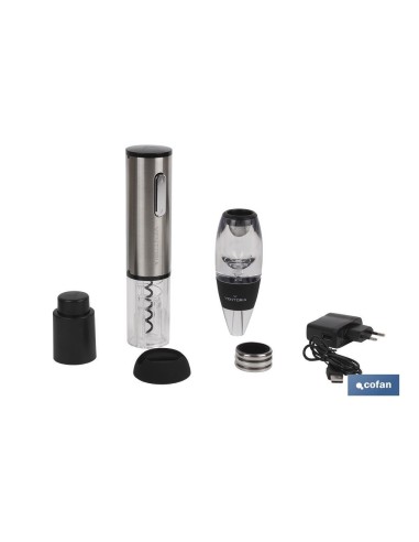 Wine Tasting Set and Electric Corkscrew Syrah