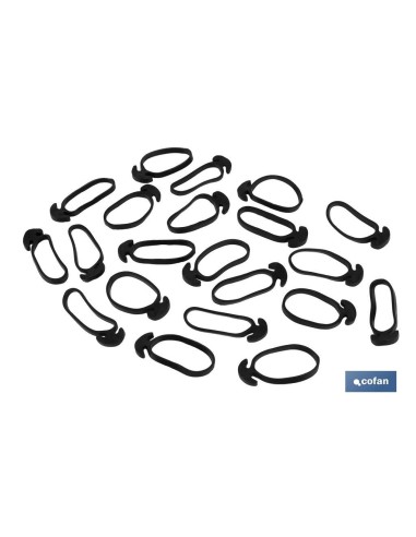Pack of 500 units of extra anchoring rubber No. 5