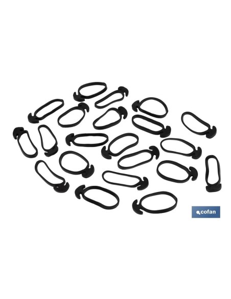 Pack of 500 units of extra anchoring rubber No. 5