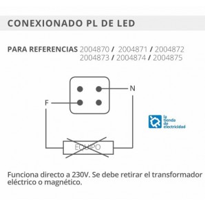 LED bulb PL 2P 9W G23 4200K 880lm 2