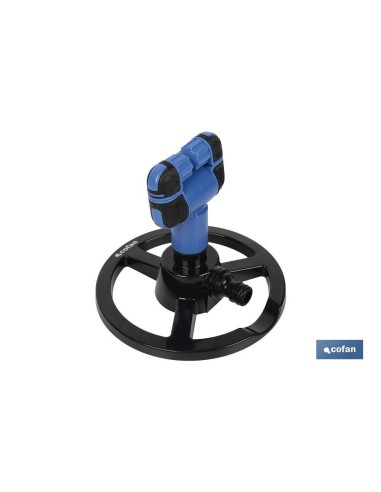 Nebulizzatore rotazionale a 2 bracci con ugelli regolabili