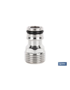 Adaptador de latão rosca macho 1/2 para sistemas de irrigação