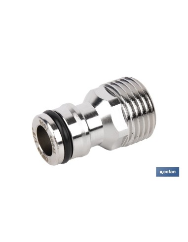 Adaptador de latão rosca macho 1/2 para sistemas de irrigação