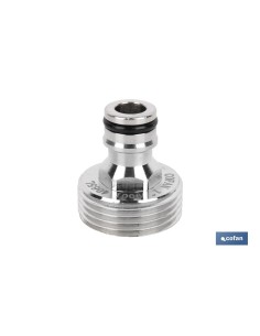 Adaptador de latão rosca macho 1" para sistemas de irrigação