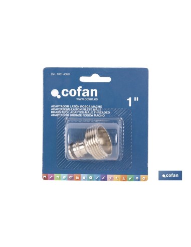 Brass Male Thread Adapter 1" for Irrigation Systems