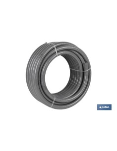 Rollo de tubería hidro gris certificada Ø25 mm 25 m