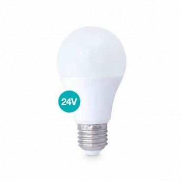 Bombilla LED estandar 10W E27 2700K 24V