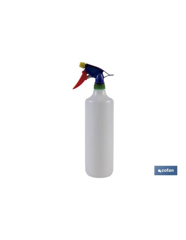 Pack mit 12 manuellen Sprühflaschen 1000 ml mit ergonomischer Düse