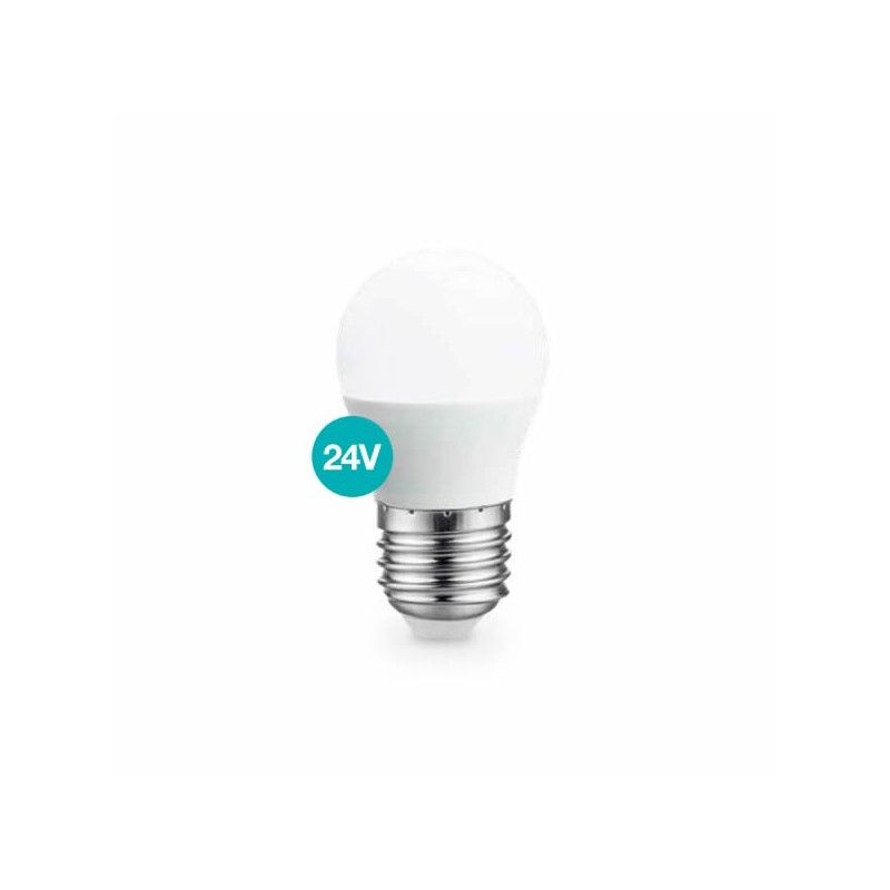 Ampoule LED sphérique 5W E27 6000K 24V