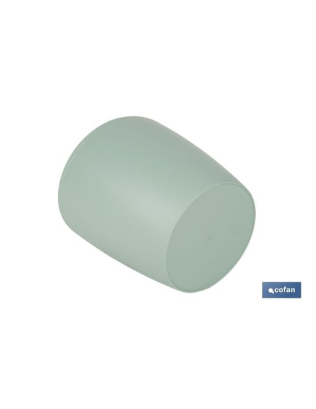 Pack 6 macetas Camelia color verde turquesa 30x28 cm