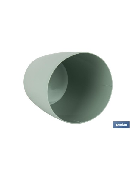 Pack 3 unidades maceta Camelia color verde turquesa 35x33cm