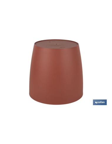 Pack de 6 pots Camelia couleur argile 30 x 28 cm