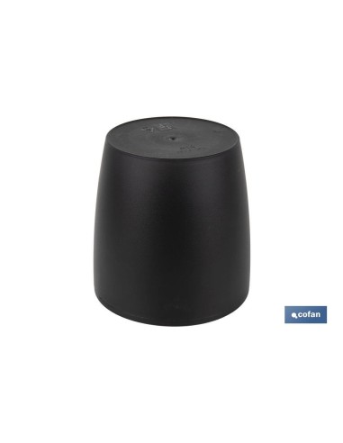 Pack of 6 black Camelia pots 30 x 28 cm