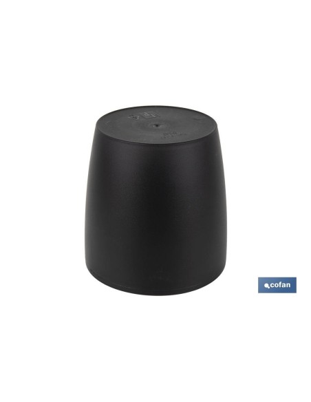 Pack of 6 black Camelia pots 30 x 28 cm