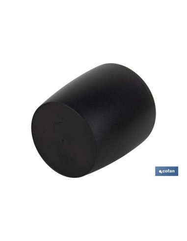 Pack of 6 black Camelia pots 30 x 28 cm