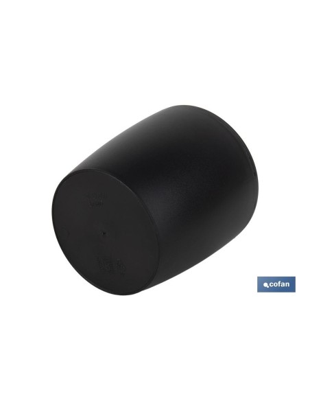 Pack of 6 black Camelia pots 30 x 28 cm