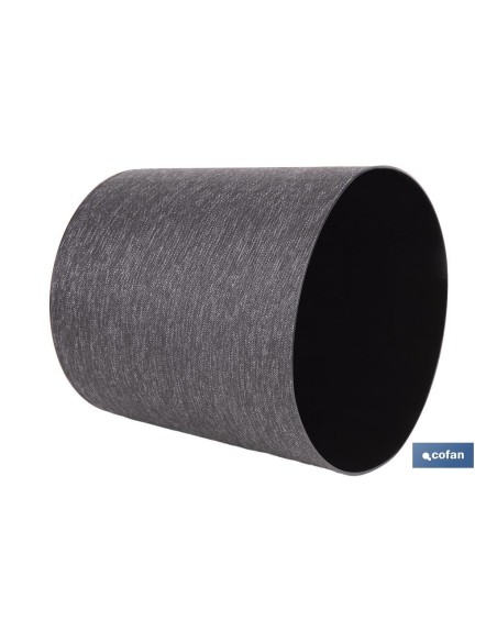 Pack mit 4 schwarzen Textiltöpfen PP Ø 195 x 201 mm 4,9 L