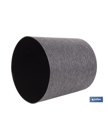 Pack mit 4 schwarzen Textiltöpfen PP Ø 195 x 201 mm 4,9 L