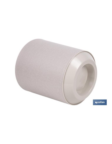 Pacote de 4 vasos de tecido bege PP Ø 195 x 201 mm 4,9 L