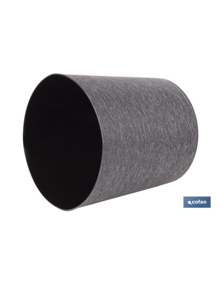 Pack of 4 black textile pots PP 10.5 L Ø 254 x 269 mm