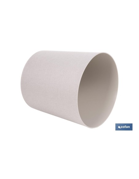 Pacco di 4 vasi in tessuto beige PP 10,5 L Ø 25 x 40 cm