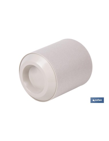 Pacco di 4 vasi in tessuto beige PP 10,5 L Ø 25 x 40 cm