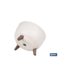 Pack of 5 pots with legs and drainage filter WPC Ø 395 x 255 mm 21 L 2