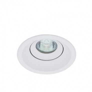 Anello da incasso downlight tilt rotondo Bianco
