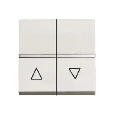 Doble pulsador para persianas BLANCO Niessen Zenit N2244 BL