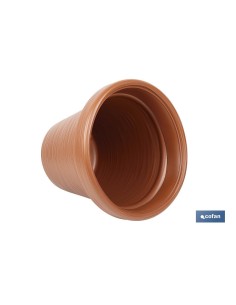 Pack of 4 Terracotta Decorative Pots Ø 460 x 400 mm 37.3 L 2
