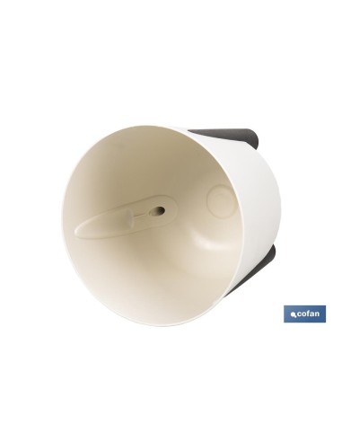 Pacchetto di 5 vasi con gambe e filtro di drenaggio colore crema 12,4 L