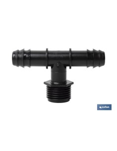 Pack 100 unidades Conexión en T Macho Ø16mm 1/2" 2